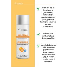 Mcrepito Yeni Nesil Mineral Filtre Bitkisel Güneş Kremi 40 gr (Bebek & Çocuk & Yetişkin & Hamile)