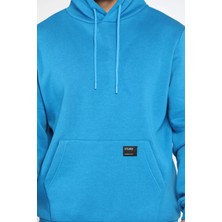 Mishar İtalia Erkek Kapüşonlu Şardonlu Üç Iplik Sweatshirt