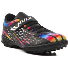 Hulk Siyah-Siyah Çocuk Halı Saha Ayakkabısı