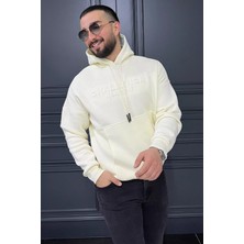 Mishar İtalia Kapüşonlu Kanguru Cepli Üç Iplik Şardonlu Erkek Sweatshirt