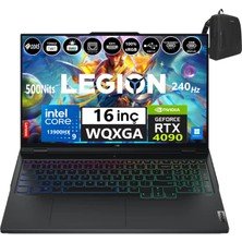 Lenovo Legion Pro 7 16IRX8H Intel I9-13900HX 24GB Ddr5 1tb SSD 16GB/RTX4090 175W WINDOWS11PRO 16" 240HZ Wqxga 500NIT Taşınabilir Bilgisayar LEG82WQ00AWTX42+WEBLEGELSINÇANTA