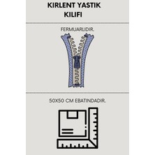 Nakışlı Tekli Kırlent | Pamuklu Kırlent Kılıfı | Kırlent Kılıfı