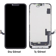 Teknonet Apple iPhone 14 Uyumlu OLED Lcd+Dokunmatik+Çıtalı