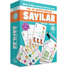 Circle Toys Yaz Sil Aktivite Kartları Flash Cards - Sayılar