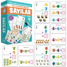 Circle Toys Yaz Sil Aktivite Kartları Flash Cards - Sayılar