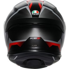 Agv Kask/k6 S E2206 Mplk Karve Matt Black White Red Configuration