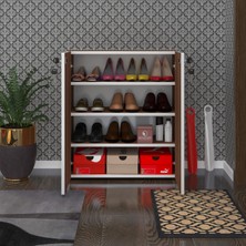 Kenz Life Ayakkabılık Ayakkabı Dolabı Kilitli Be Real Cvz 080*70*32 Kapaklı Arkalıklı Ofis Dolabı