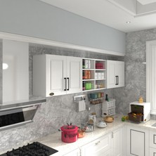 Kenzlife hazır mutfak dolabı bulgur90 byz mod1 90*240*32 mebran kapak suntalam gövde