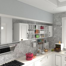 Kenz Life Kenzlife hazır mutfak dolabı kavun90 byz mod1 90*240*32 mebran kapak suntalam gövde