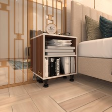 Kenz Life Kenzlife Komodin Matti Cvz 48 x 40 x 40 Ayarlı Ayaklı Komidin Kitaplık