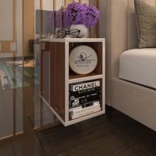 Kenz Life Kenzlife Komodin Likka Cvz 50 x 40 x 40 Duvara Asılabilen Komidin Kitaplık