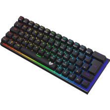 Blueforce Runner Rgb Mekanik Gaming Oyuncu Klavyesi Blue Switch Q Siya