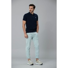 Lufian Laon Spor Polo Erkek Tişört Siyah