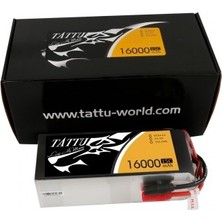 Tattu 16000mAh 22.2V 15/30C 6S1P Lipo Batarya