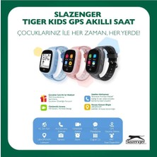 Slazenger SL.09.2158.5.12 Slazenger  Tiger Kids Marka Sim Kartlı Çocuk Akıllı Saati Hat Takılır Takılabilir Görüntülü Arama Sesli Arama Yapılabilir Ortam Dinlemesi Yapılabilir Konum Takibi Yapılabilirmavi/siyah