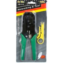 Rj-45/ Rj-11/ Rj-12 Jack Sıkma Pensesi Kablo Soyucu