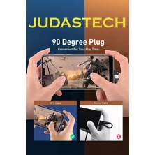 Judas J4 Micro Usb 180 Derece 3A Şarj Kablosu -2mt