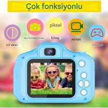 Selfie Çocuk Kamerası En Iyi Doğum Günü Hediyeleri  Dijital Video Kamera Fotoğraf Makinesi