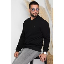 Mishar İtalia Erkek V Yaka Selanik Sweatshirt