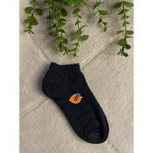 Ekol Kadın l Topuk Çorap Siyah 4'lü Paket