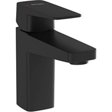 Artema A4273236 Root Square Mat Siyah Lavabo Bataryası