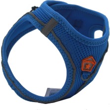 Pawstar Air-Mesh Royal Blue Köpek Göğüs Tasması