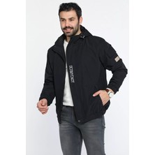 Mishar İtalia Kapüşonlu Astarlı Kol Cep Detaylı Erkek Mevsimlik Mont