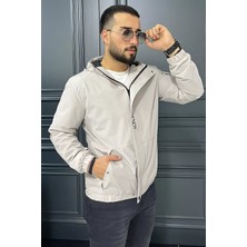 Mishar İtalia Kapüşonlu Astarlı Kol Cep Detaylı Erkek Mevsimlik Mont