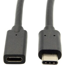 USB 3.1 Type-C Erkek Dişi Uzatma Kablosu 0.50 cm | Şarj ve Veri Aktarımı