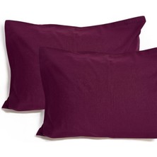 Niks Home Pamuk Kapaklı Yastık Kılıfı (50 x 70 cm ) 2 Adet