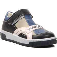 ARZEN Ayakmod Lacivert-Kot-Beyaz Erkek Çocuk Günlük Ayakkabı