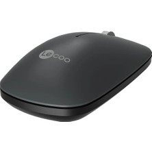 Lenovo Lecoo WS214 Kablosuz Optic 1600DPI Siyah Mouse