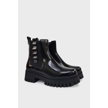 Venüs 2251817 Kürklü Rugan Deri Bot  -