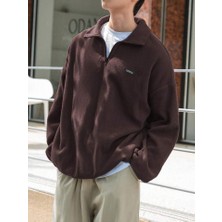 Genius Store Erkek Polar Oversize Sweatshirt Polar Sweatshirt