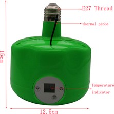 Huoxun Shop A Tip 1 Stil Evcil Isıtma Lambası Hayvan Sıcak Işık Tavuk Termostatik Sıcaklık Kontrol Cihazı Isıtıcı Sürüngen Kutusu Isıtma Lambası 220V 300W (Yurt Dışından)