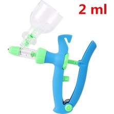 Huoxun Shop A 2ml Tarzı Hayvan Şırınga Veteriner Sürekli Enjektör Ayarlanabilir Otomatik Aşı Enjeksiyonu Tavuk Ördek Domuz Inek Için (Yurt Dışından)