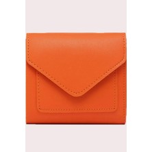 Dzc Kuzenler Avm Kadın Fermuarlı Çıtçıtlı Bozuk Para Bölmeli Cüzdan Kartlık Aksesuar,yılbaşı Hediyesi Kahve