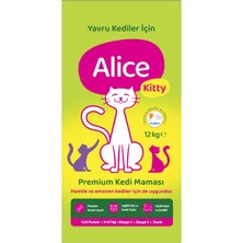 Alice Kitty Tavuklu Balıklı Karidesli Yavru Kedi Maması 2X12 kg