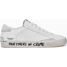 Crime London Erkek Sneaker ( Günlük) 16017PP5.10 Crime London Dıstressed C08K White