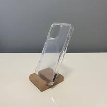 Luxury Aksesuar Apple iPhone 16 Pro Max Köşe Korumal Darbe Emici Sert Silikon Kılıf