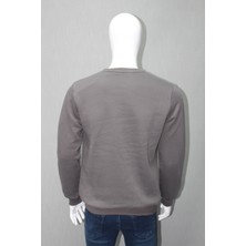 Bisiklet Yaka 3 Iplik Şardonlu Sweatshirt