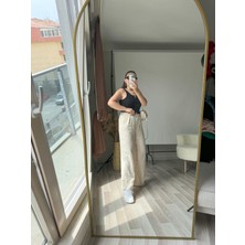 Beli Lastikli Keten Pantolon