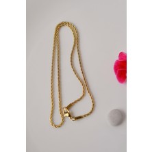 Sacce Scarves & Accessories Gold Burgu Zincir Çelik Kolye 45 cm