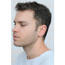 Sacce Scarves & Accessories Erkek Çelik Taşlı Piercing Tragus Helix Kıkırdak Gümüş Renk