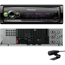 Pıoneer MVH-S520BT Oto Teyp 4X50 Watt Bluetooth USB Fm Aux Mobil Aplikasyon