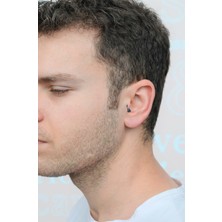 Sacce Scarves & Accessories Erkek Mavi Çelik Piercing Tragus Helix Kıkırdak 8 mm