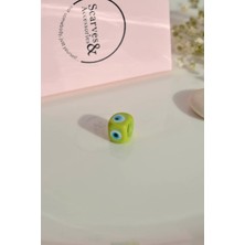 Sacce Scarves & Accessories Murano Nazar Boncuğu Fıstık Yeşili