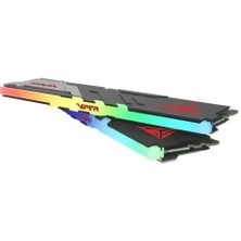 <![cdata[patrıot 32GB (2x 16GB) Ddr5 6400MHZ CL32 Rgb Dual Kıt Pc Ram Venom PVVR532G640C32K ]]>