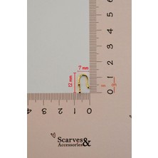 Sacce Scarves & Accessories Antik Model Sıkıştırmalı Hızma Gold Antik Model Sıkıştırmalı Kıkırdak Küpesi