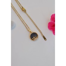 Sacce Scarves & Accessories Gold Küçük Prensli Çelik Kolye Little Prince Necklace